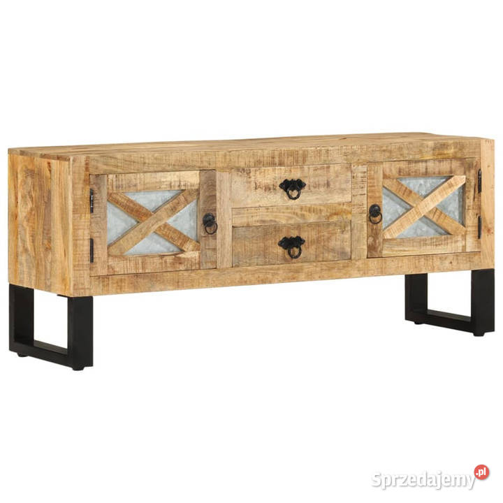 Szafka pod telewizor 110x30x45 surowe drewno Warszawa