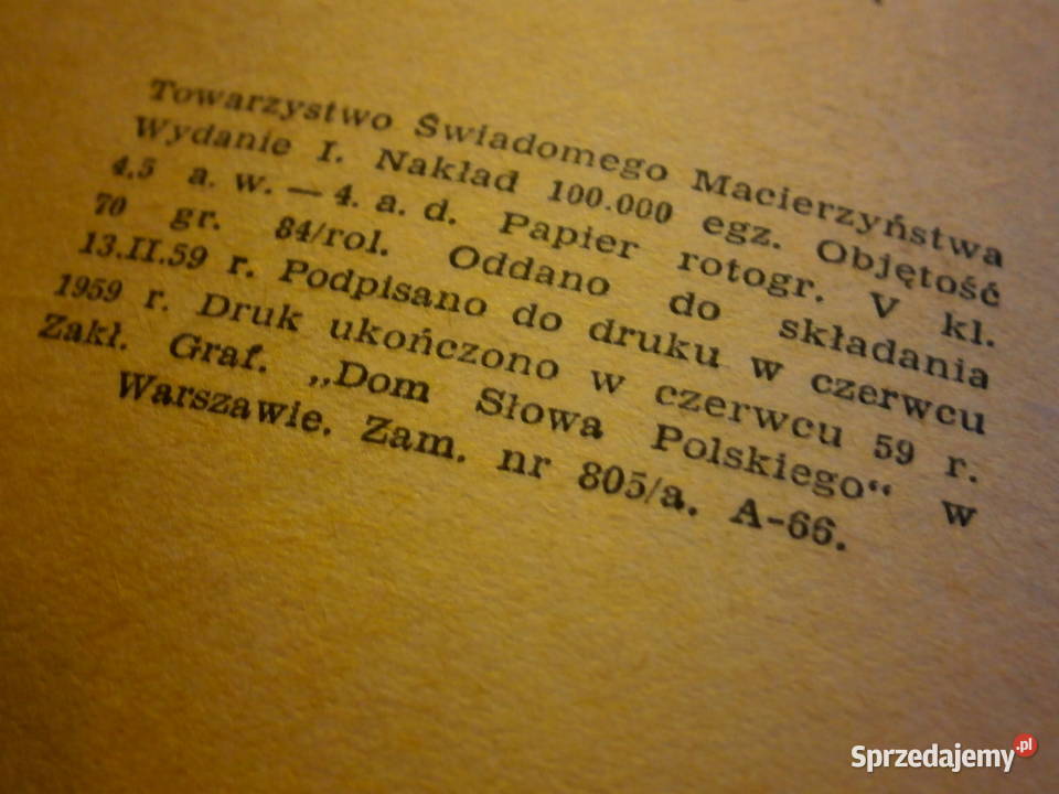 Technika zapobiegania ciąży MWisłocka 1959 Wyd I łódzkie sprzedam