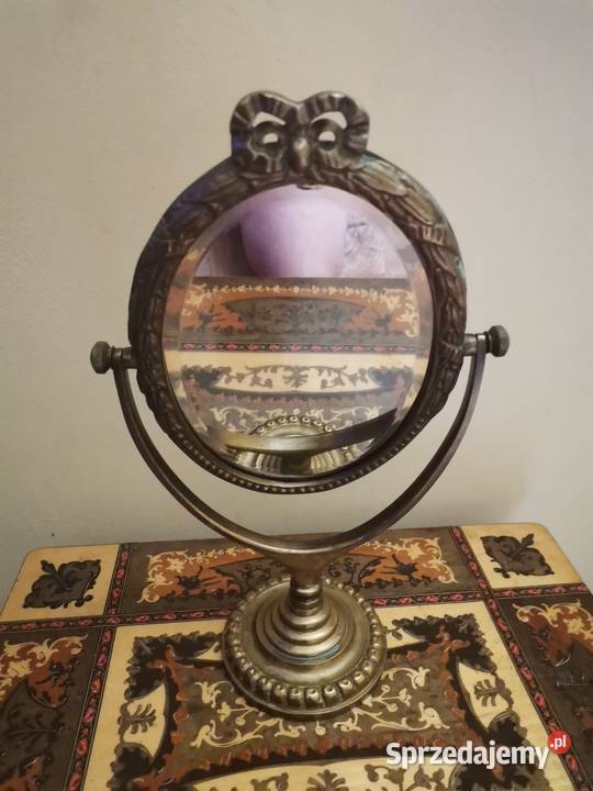 Stare mosiężne lusterko Art Deco Kraków