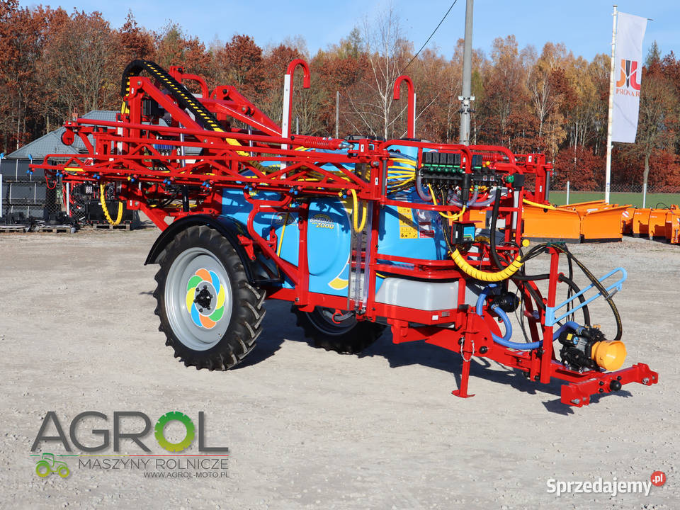 Opryskiwacz Ciągany 2000 l HYDROPAK 15m Biardzki Zaczepiane Mława