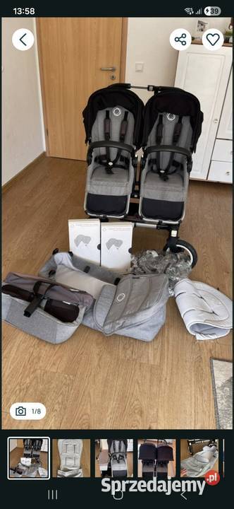 wózek Bugaboo Donkey 2 Bliźniacze śląskie Tychy
