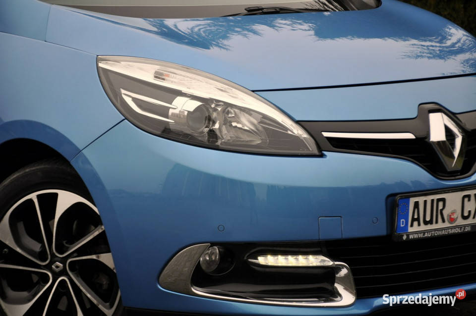 Renault Grand Scenic niebieski Grand Scenic Ostrów Mazowiecka