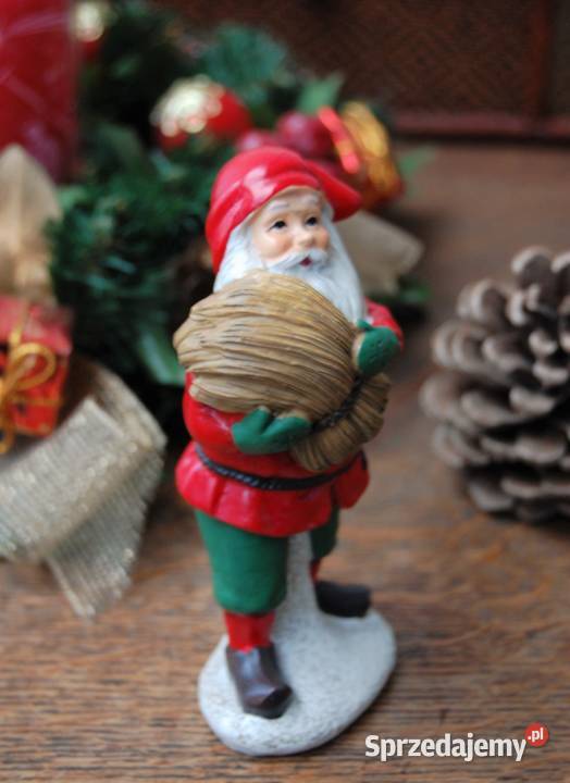 Mikołaj skrzat figurka skandynawski styl żywica Dekoracje i ozdoby Lublin