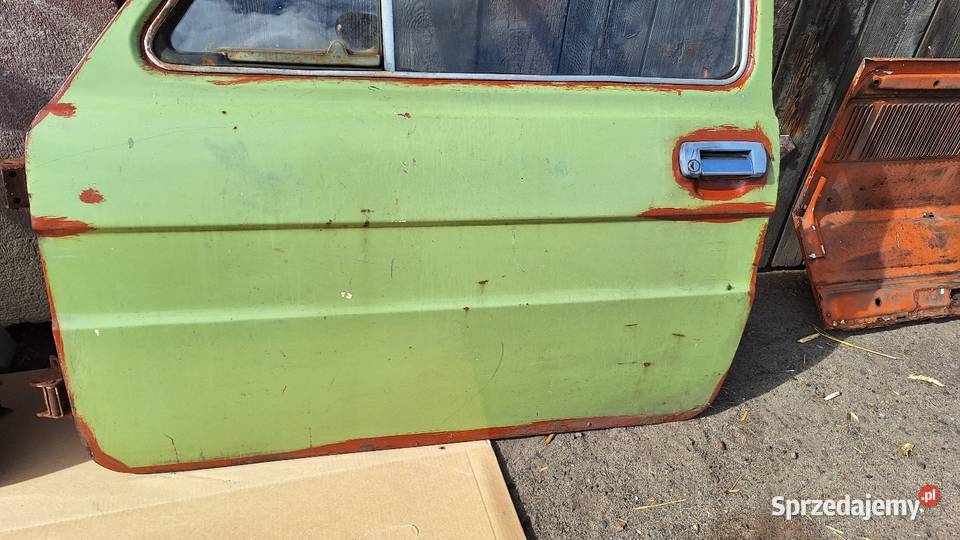 Fiat 126 126p ST 1 Seria drzwi LP strona Środa Wielkopolska
