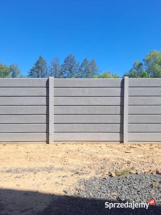 Ogrodzenia betonowe Nowoczene wzory Głogów