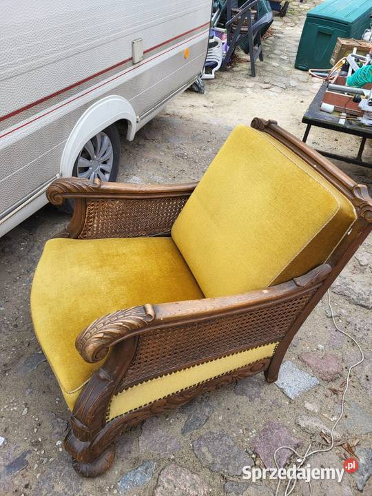 Antyczny fotel w stylu Cheppendele zachodniopomorskie Szczecin