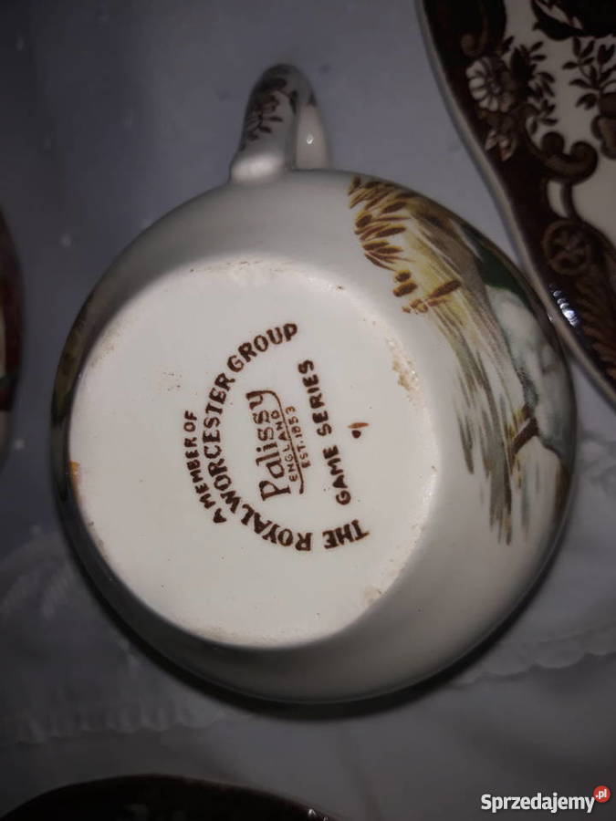 Zestaw obiadowy z motywem mysliwskim Tarnogród