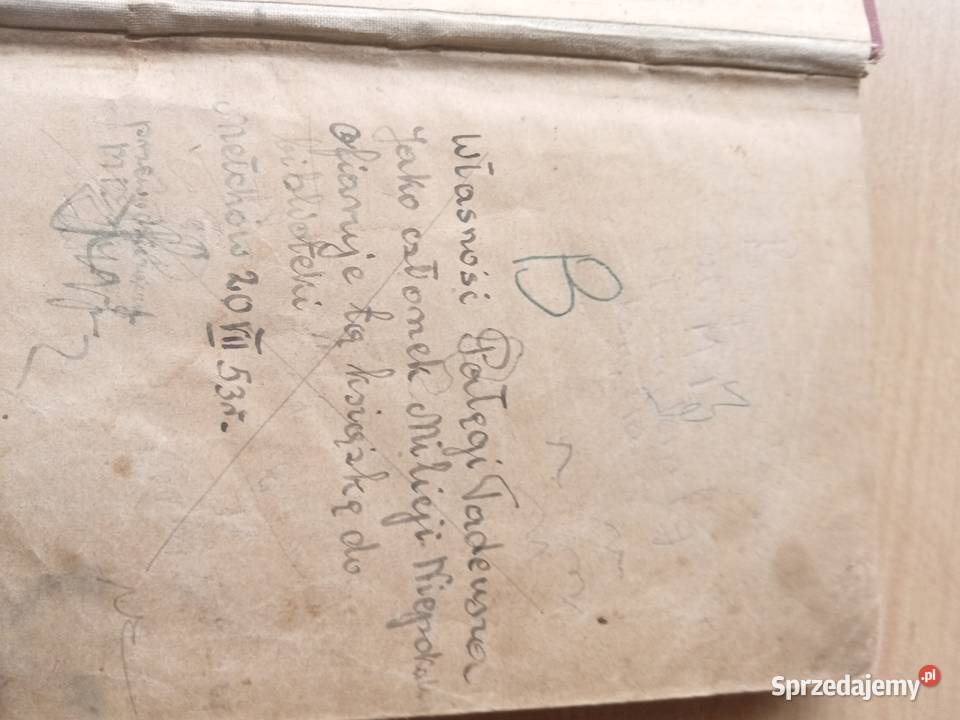 Zofia Kossak Szczucia Z miłości 1926 Antykwariat małopolskie Miechów