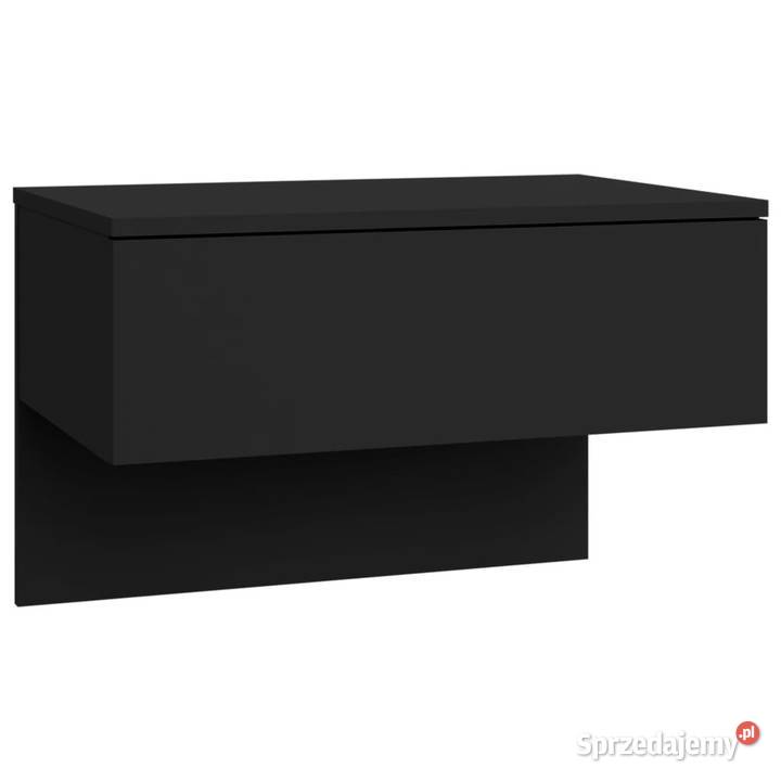 Szafka nocna ścienna 2 czarna WM810938 mazowieckie Warszawa