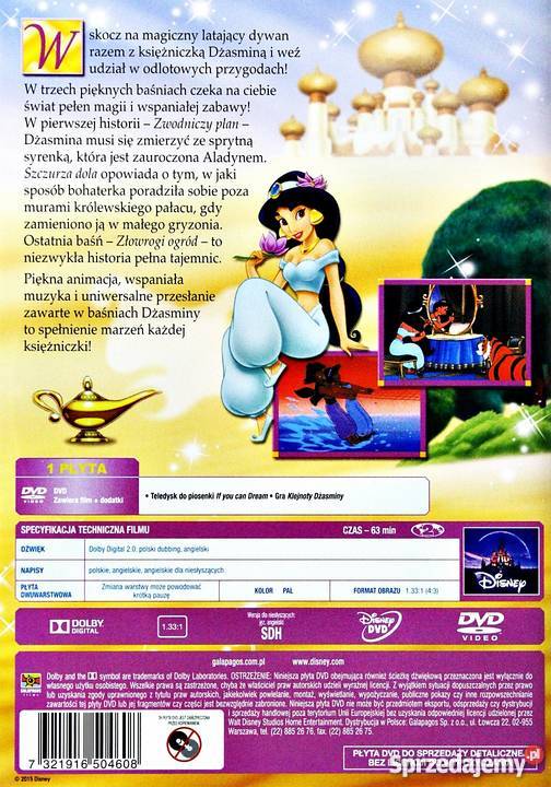 CZARODZIEJSKIE BAŚNIE DŻASMINY PODRÓŻ pełne Kalisz