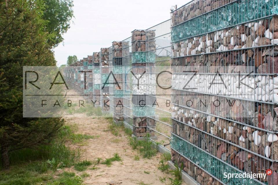 Gabion gabiony Ogrodzenie 260m Frontowe Kosze z kujawsko-pomorskie Gniewkowo