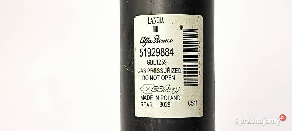 AMORTYZATOR PRAWY TYŁ FIAT FIORINO 51929884 osobowe