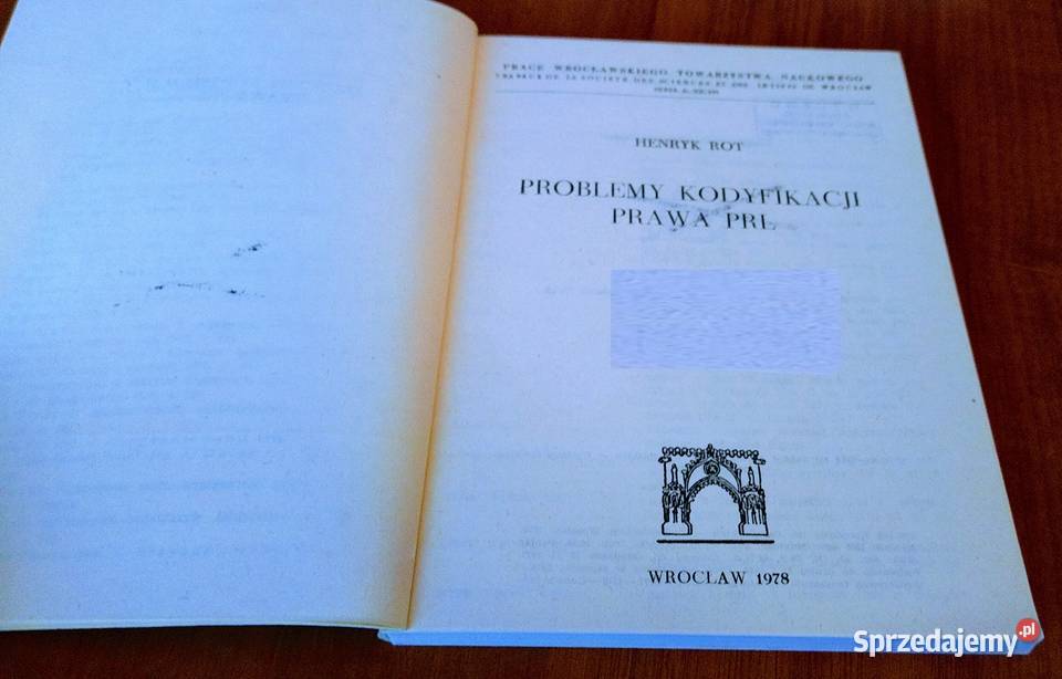 Problemy kodyfikacji prawa PRL Henryk Rot