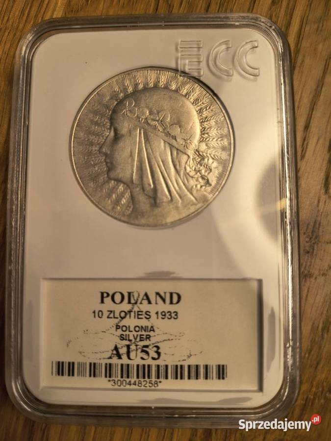 10 1933 Polonia grading GNC nota AU 53