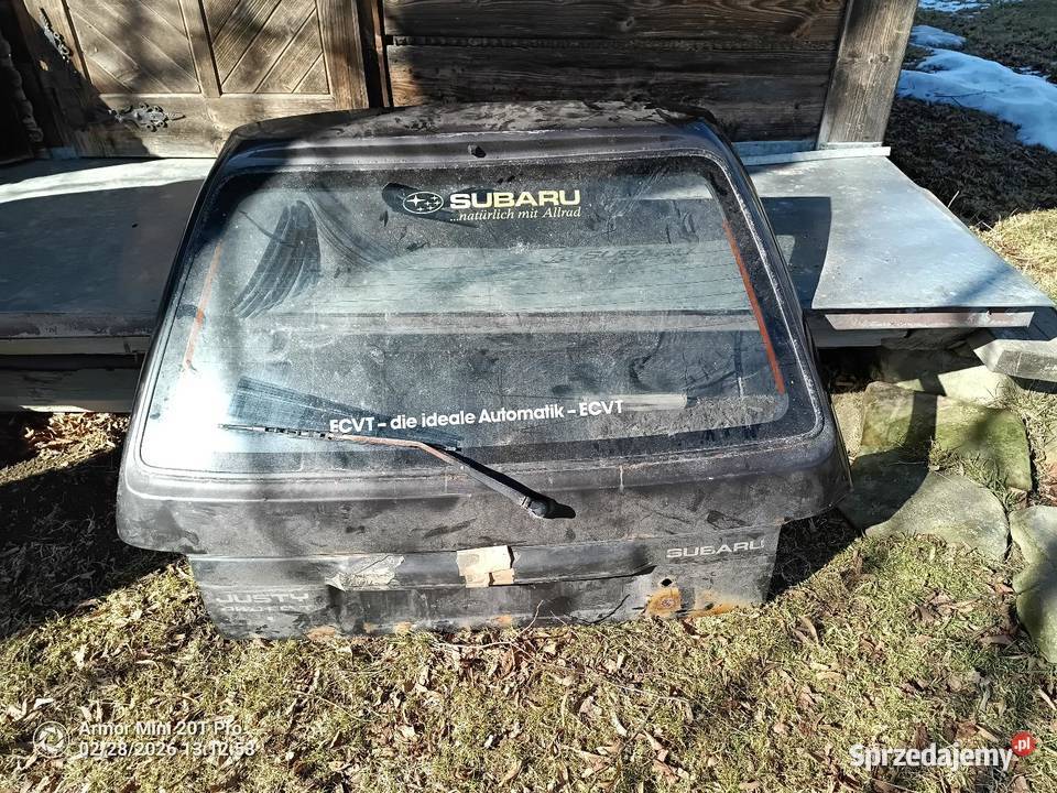 Subaru Justy 1 1992 klapa bagażnika Kościelisko
