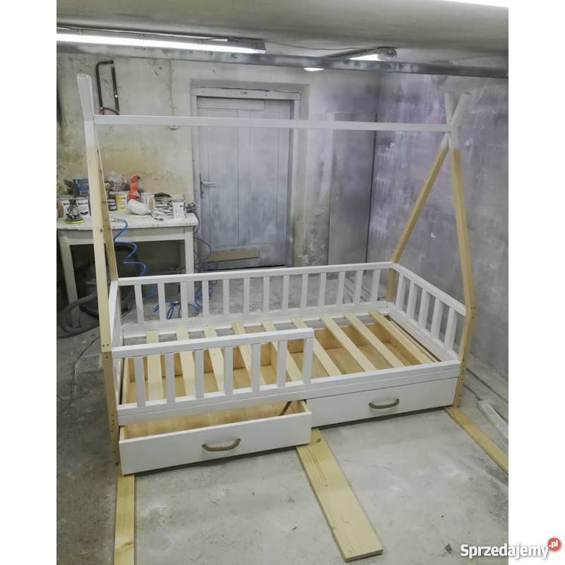 Łóżko TIPI z szufladami pod materac 160x80 Gorlice