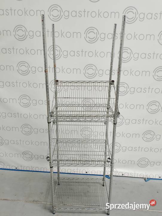 REGAŁ CHROMOWANY 60X46X185