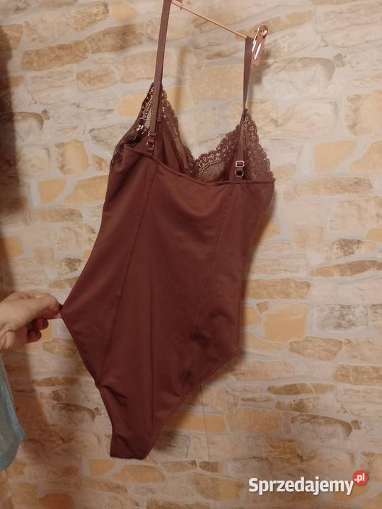 36S ZARA Brązowe Body mocno modelujące z Madrytu Kraków sprzedam