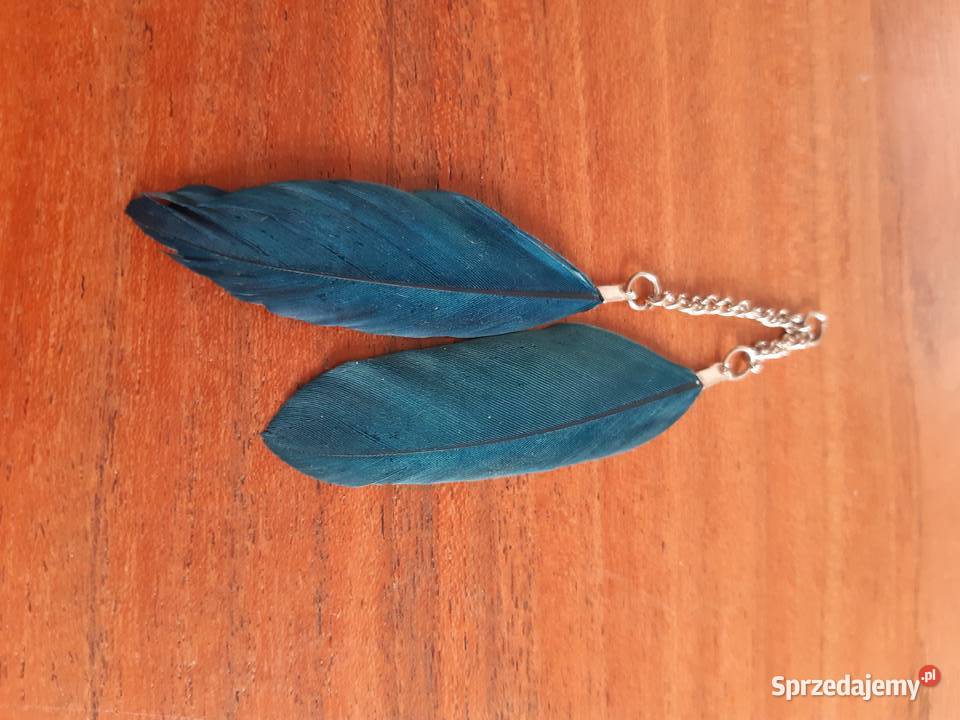 Zawieszka piórko Turkusowa Warszawa