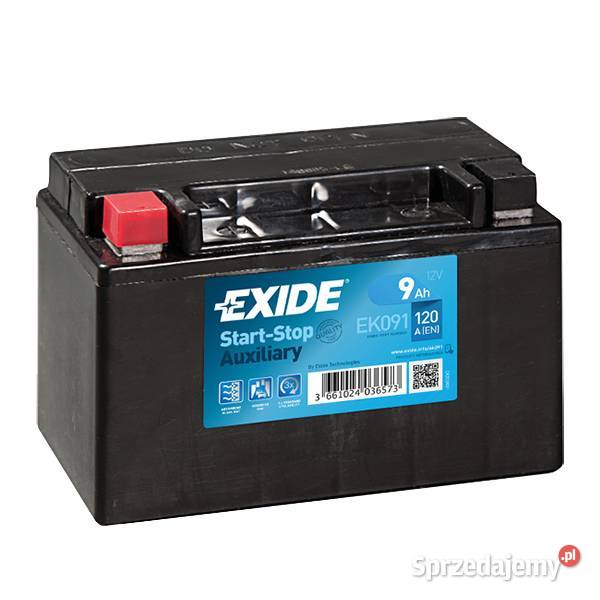 Akumulator Exide AGM 12V 9Ah 120A L Auxiliary dolnośląskie Jelcz-Laskowice