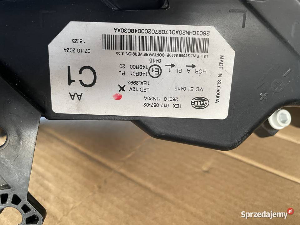 kompletny przód nissan qashqai j12 lift inne Dzięczyna
