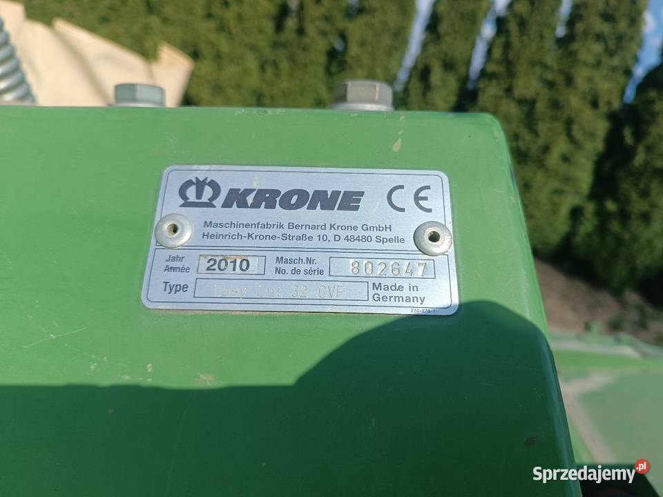 Kosiarki Krone Easycut 32 i 32CV podlaskie Suwałki