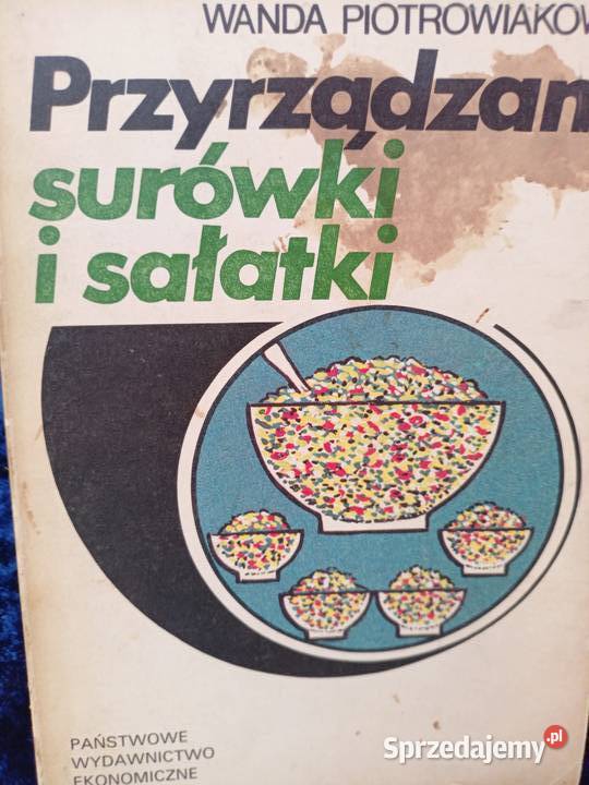 Surówki i sałatki zdrowia dieta kuchnia księgarnia Praga