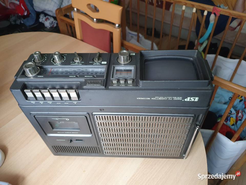 Radiomagnetofon z telewizorem ISP kombi 80 Radioodtwarzacze Kępice