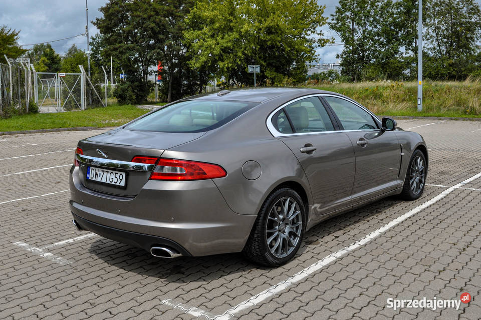Jaguar XF 30d Automat Skóry 198 2011r dolnośląskie Wrocław