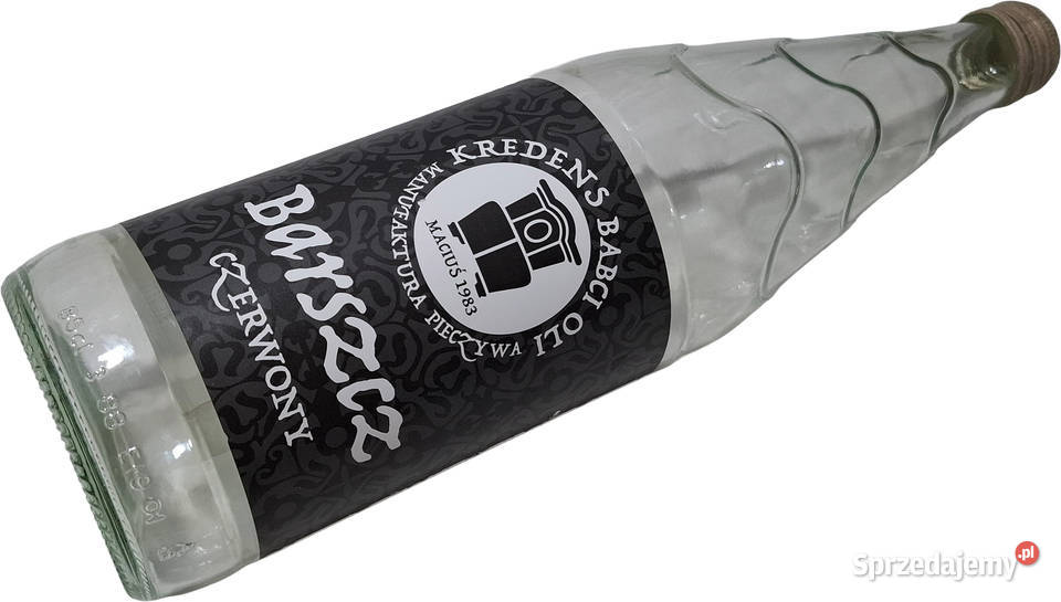 Szklana butelka 850ml 085l 82x29 Kreatywne szkło śląskie