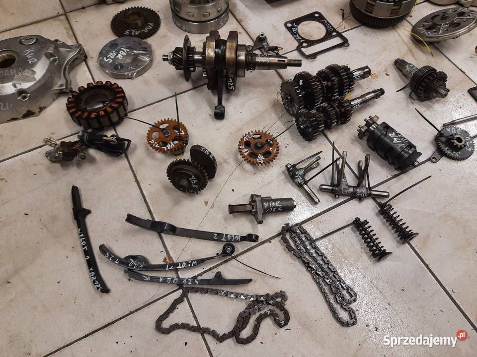 Yamaha YBR 125 silnik części głowica wał Jelenia Góra