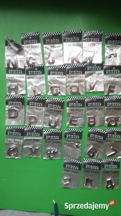 Literki samoprzylepne mazowieckie Warszawa