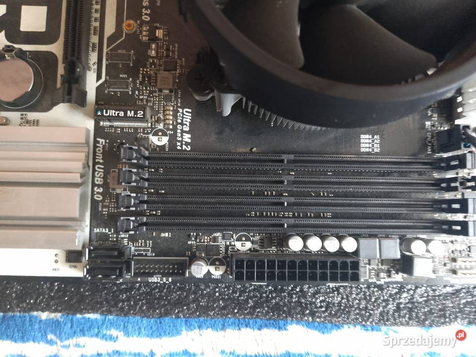 Komputer Płyta Asrock Ab350 Pro 4 Ryzen 1600 sprzedam