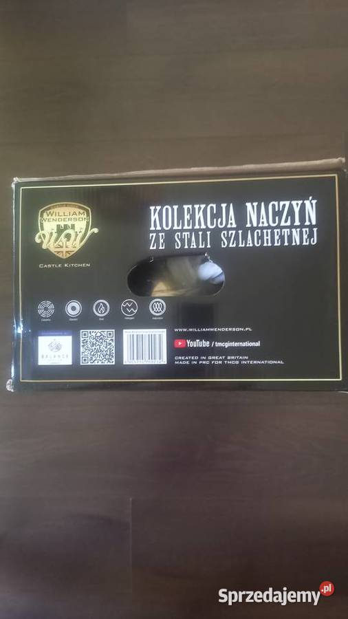 Zestaw Naczyn ze stali szlachetnej 22 elementy Warszawa
