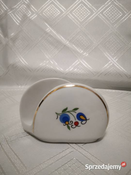 świecznik i serwietnik w pałuckich wzorach z Bydgoszcz