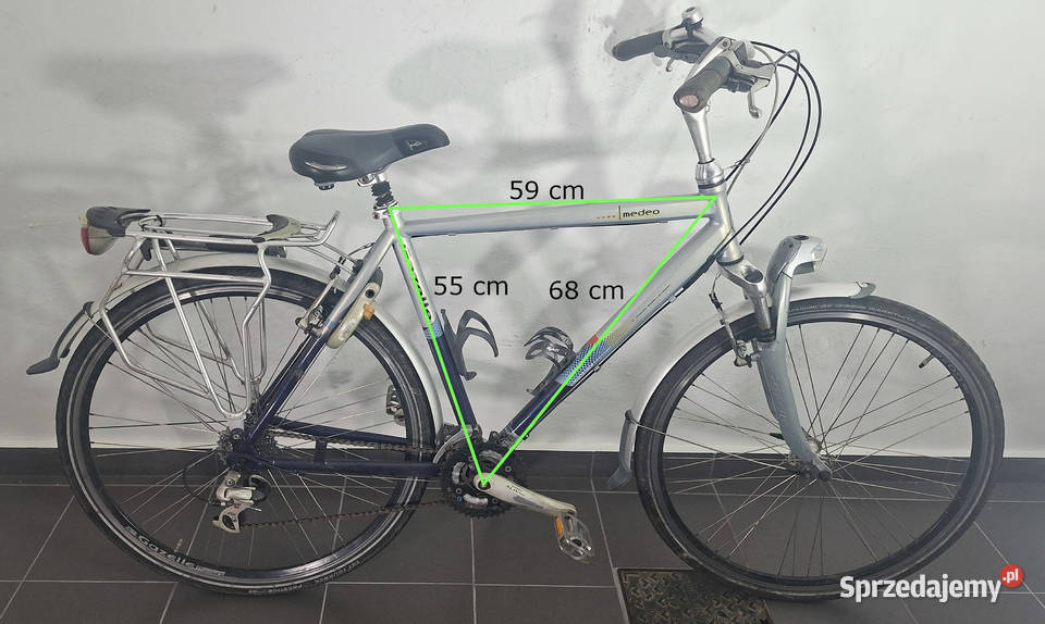 Rower Gazelle medeo męski aluminiowy trekkingowy Trekkingowe