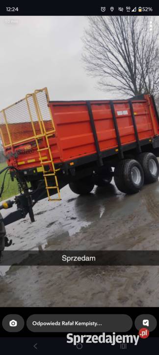 Sprzedam rozrzutnik obornika metal fach mazowieckie Zaręby Kościelne