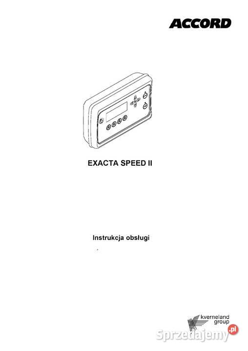 EXACTA SPEED II sterownik komputer accord Szamotuły