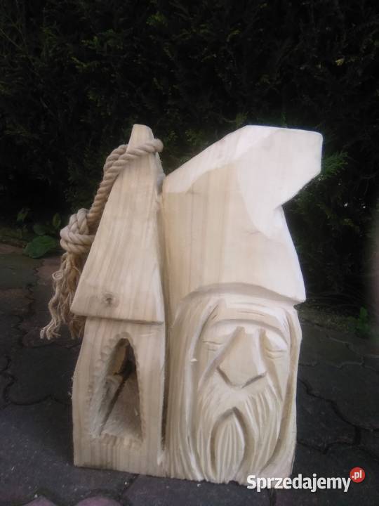 rzeżba w drewnie ogrodowakrasnal Żywiec
