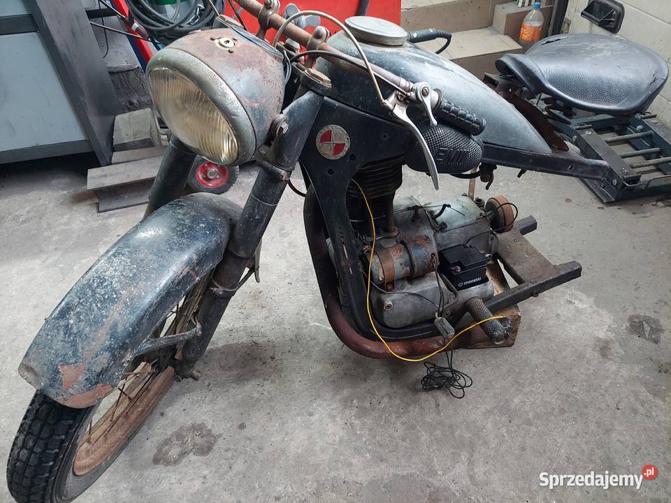 Emw bmw r35 awo simson 1955 na chodzie Stoczek Łukowski