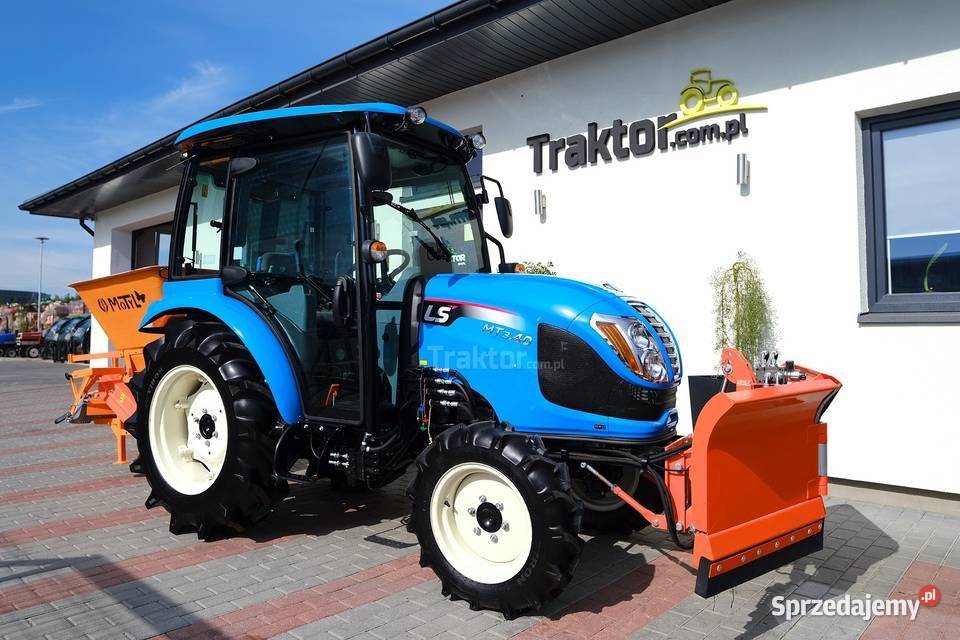 LS Tractor MT340 MEC 4x4 40 CAB pług do śniegu Tajęcina