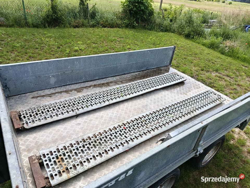Przyczepa platforma dwuosiowa 3000dmc towarowe Kleszczów sprzedam