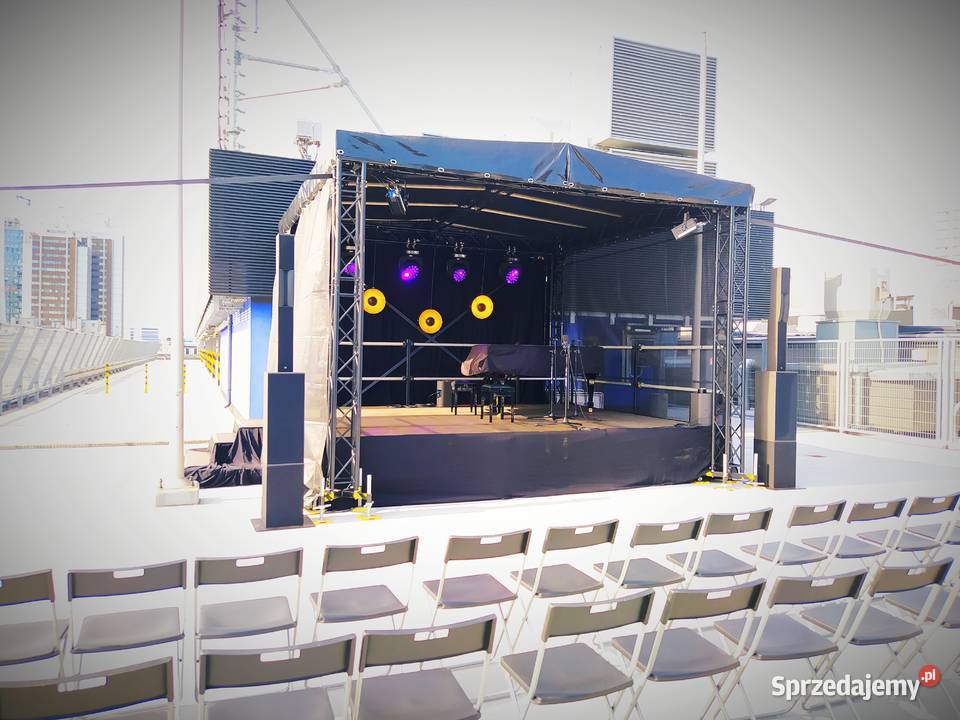 Wynajem Scena Mobilna 8x6 Scena Nagłośnienie Kraków sprzedam