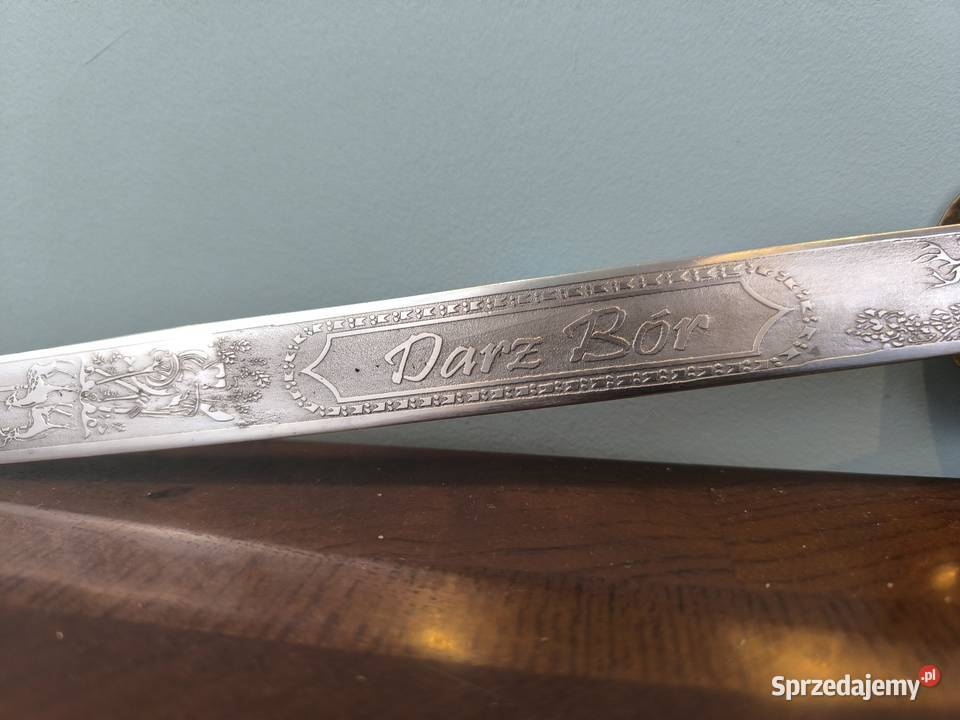 Piękny kordelas myśliwski Darz bór Łódź