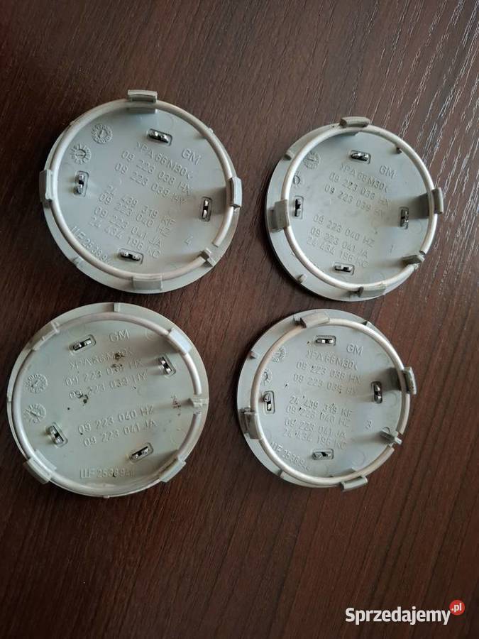 OPEL 4 ORYGINALNE DEKIELEKI DO FELG 60MM Zarzecze