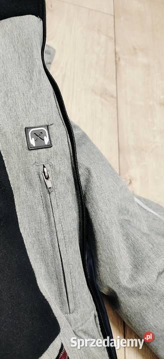 Kurtka zimowa 4F męska granatowoszara odblaski wielkopolskie Gniezno