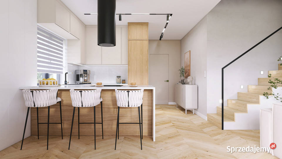 Nowoczesny Dom z garażem 130 m2 30 m2 poddasza Szczecin