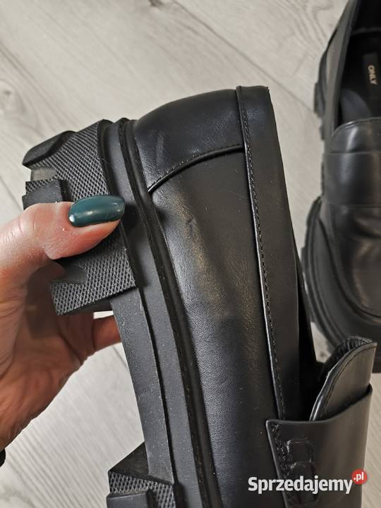 Mokasyny damskie loafersy Only na grubej Poznań
