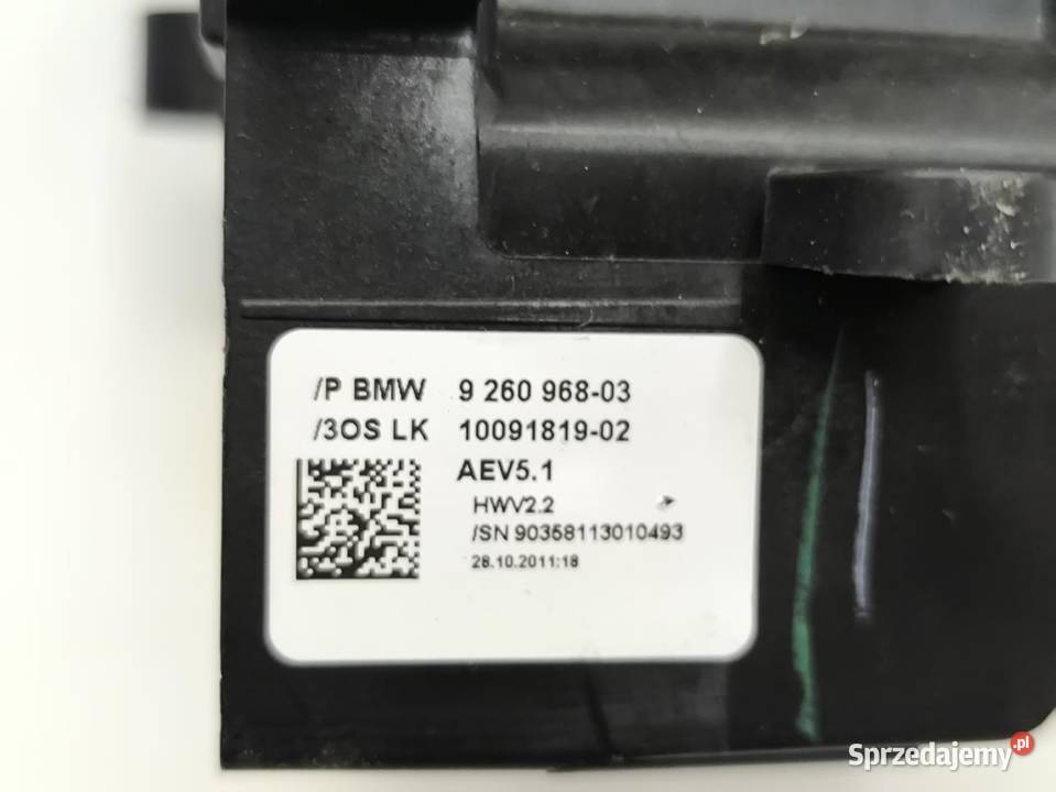 GAŁKA BIEGÓW AUTOMAT BMW F20 F21 9260968 Gałki i mieszki