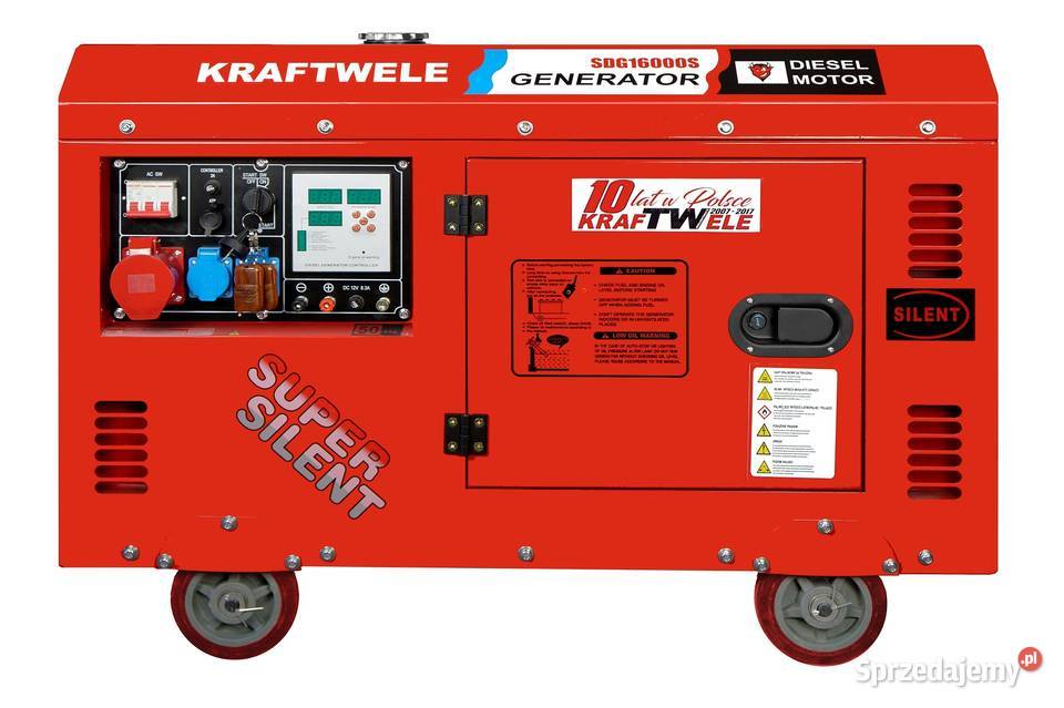 AGREGAT GENERATOR PRĄDOTWÓRCZY WYCISZONY 16 kVA Ząbkowice Śląskie